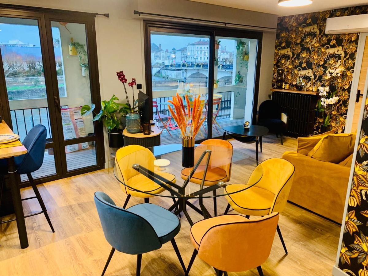 "Au Fil De La Charente" - Coeur De Saintes - Wifi Clim - Classe 4 Etoiles - 4 Pers Экстерьер фото